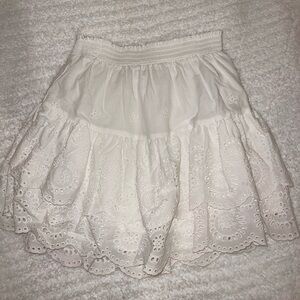 BB Dakota Steve Madden White Cotton Skirt Size Medium